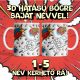 3D hatású super dad bögre (1-5 választható név)