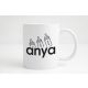 Anya cumisüveggel bögre