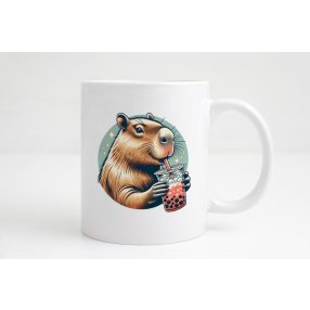 Capybara Kollekció - Capybara buborékos teával bögre