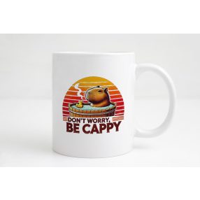 Capybara Kollekció - Don't worry be cappy bögre
