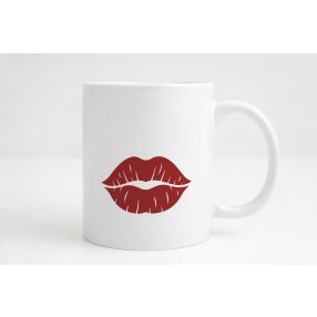 Csókos szájú bögre