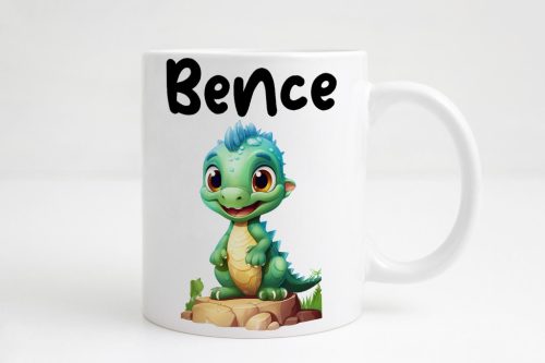 Dinós bögre 8 (választható név)