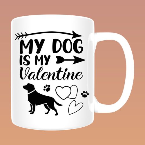 My Dog is My Valentine (1) bögre