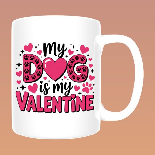 My Dog is My Valentine (2) bögre