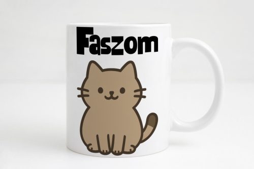 Faszom, Macskás bögre