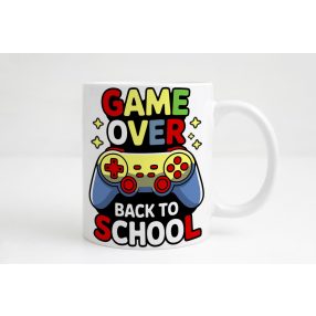 GAME OVER / BACK TO SCHOOL bögre