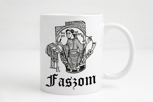 Kódexes Faszom bögre