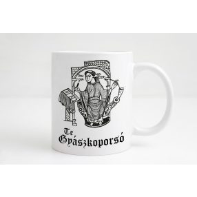 Kódexes Gyászkoporsó bögre