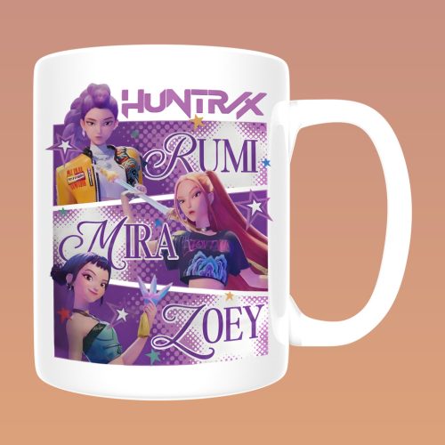 KPOP Demon Hunters - Huntrix (4) bögre