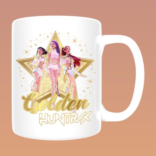 KPOP Demon Hunters - Huntrix Golden Star (2) bögre