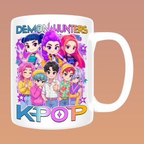 KPOP Demon Hunters - HUNTRIX x SAJA BOYS bögre