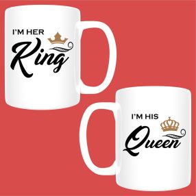 King & Queen (6) páros bögre