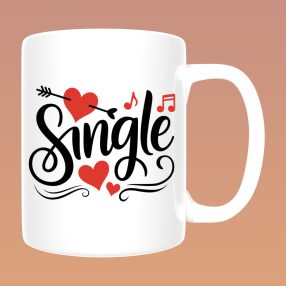 Single dizájn bögre