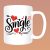 Single dizájn bögre