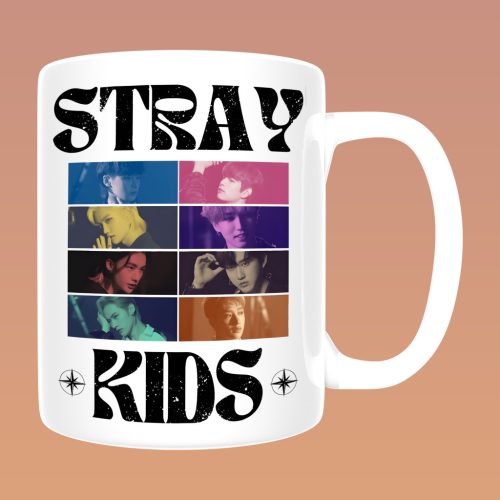 Stray Kids - Members Panel Design bögre