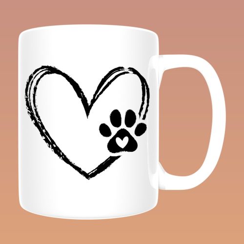 Szíven a tappancs bögre