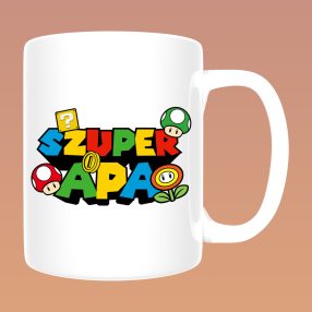 Szuper Apa (Mario stílusú) bögre