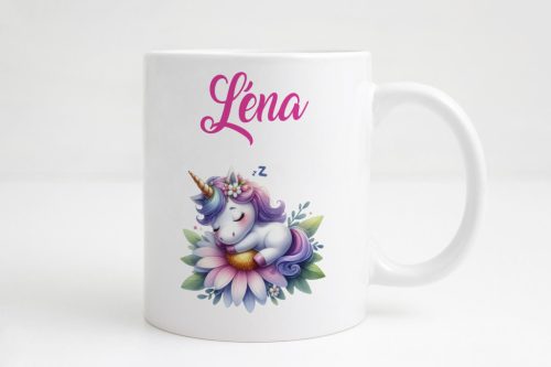 Unikornisos bögre 13 (választható név)