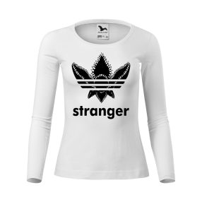  Stranger Things – adidas stílusú logós női hosszúujjú póló