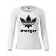 Stranger Things – adidas stílusú logós női hosszúujjú póló