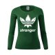 Stranger Things – adidas stílusú logós női hosszúujjú póló