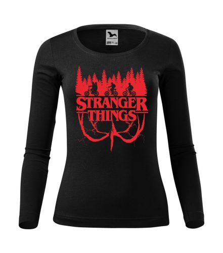 Stranger Things - biciklis női hosszúujjú  póló