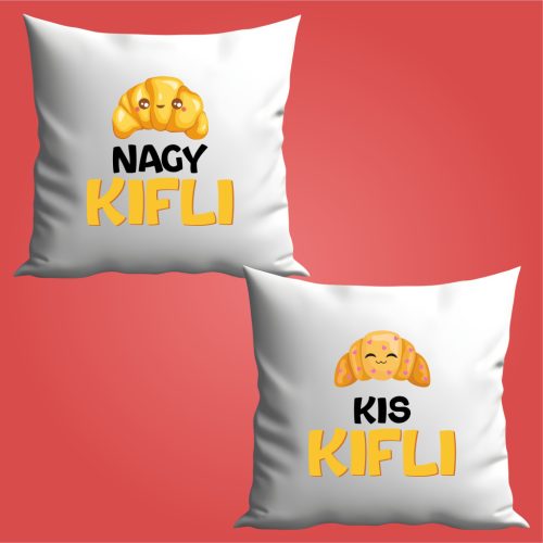 Kis kifli/Nagy kifli páros párna