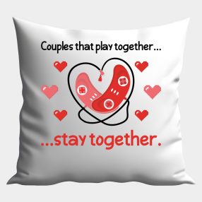 Couples that play together (1) párna