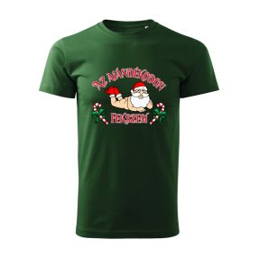 Az ajándékodon fekszem férfi póló