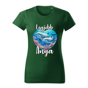 Állatkás Anya kollekció - Delfin női póló