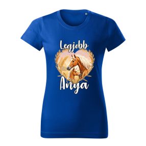 Állatkás Anya kollekció - Ló női póló