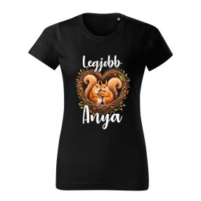 Állatkás Anya kollekció - Mókus női póló