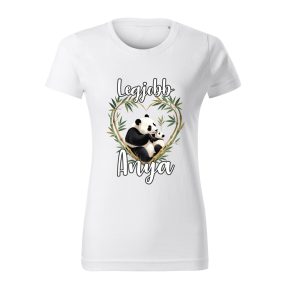 Állatkás Anya kollekció - Panda női póló