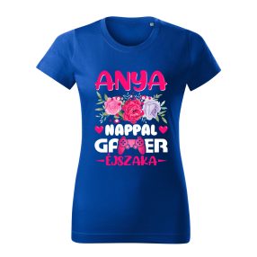Anya nappal, gamer éjszaka női póló
