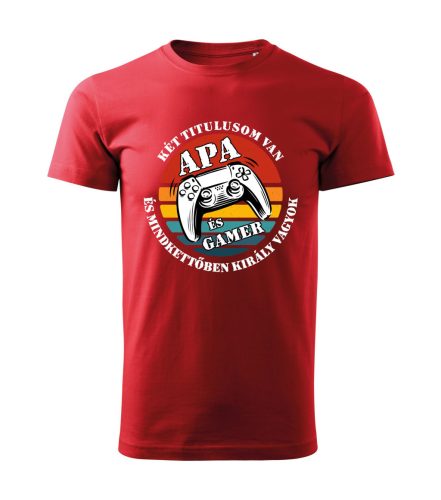 Apa és Gamer póló