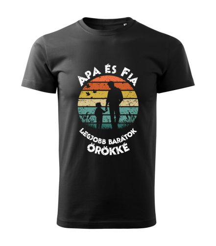 Apa és Fia – Legjobb Barátok Örökké Vintage férfi póló