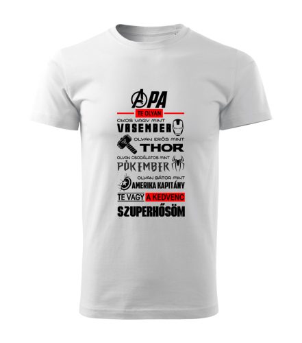 Apa az én szuperhősöm póló