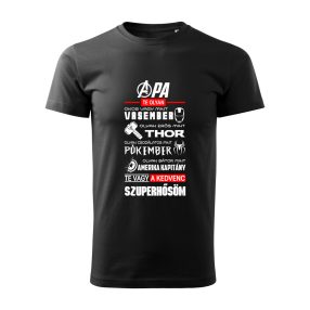Apa az én szuperhősöm férfi póló