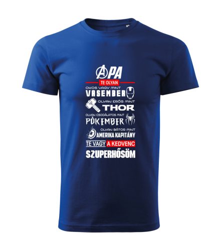 Apa az én szuperhősöm póló