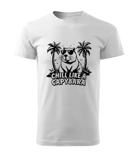 Capybara Kollekció - Chill like a capybara férfi póló