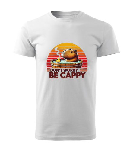 Capybara Kollekció - Don't worry be cappy férfi póló