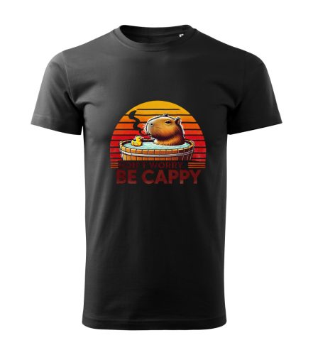 Capybara Kollekció - Don't worry be cappy férfi póló