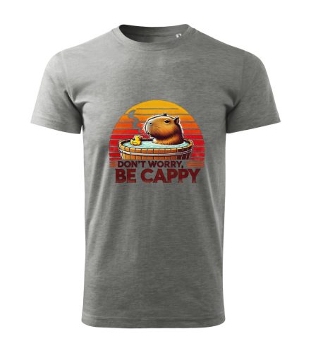 Capybara Kollekció - Don't worry be cappy férfi póló