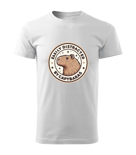 Capybara Kollekció - Easily distracted by capybaras férfi póló