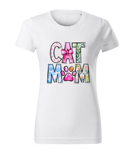 Cat Mom női póló