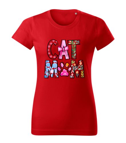 Cat Mom női póló
