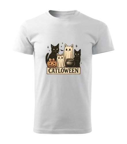 Catloween férfi póló