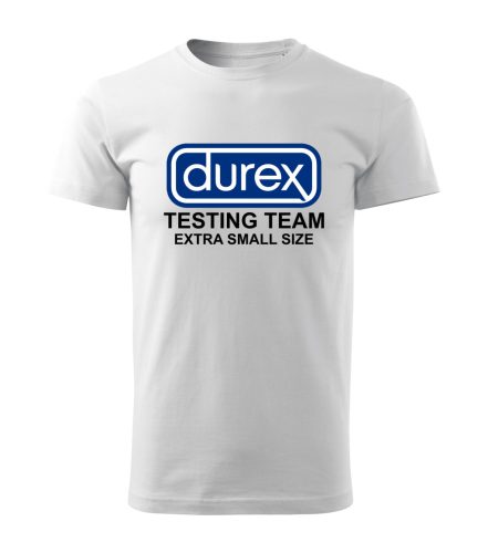 Durex Testing Team – Extra Small Size férfi póló