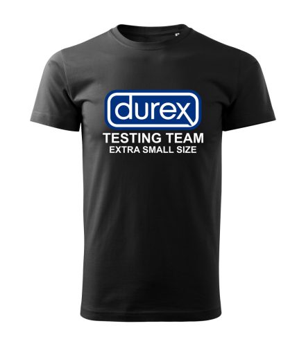 Durex Testing Team – Extra Small Size férfi póló