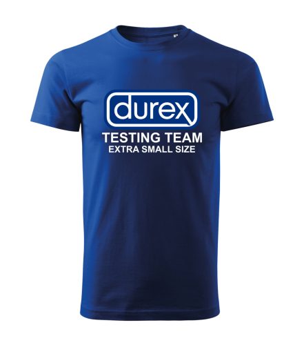 Durex Testing Team – Extra Small Size férfi póló